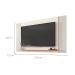 Painel Ripado Extensível para TV até 65 Polegadas Mondrian Off White e Freijó