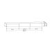 Painel Ripado com Rack Suspenso até 70 Polegadas Tulum com LED 1 PT 2 GV Off White Alt 218 Larg 222 cm