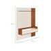 Painel com Rack Supenso até 65 Polegadas Matisse 1 PT Cinamomo e Off White