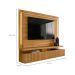 Painel com Rack Suspenso para TV até 75 Polegadas Gaia 2 Gavetas Cumaru
