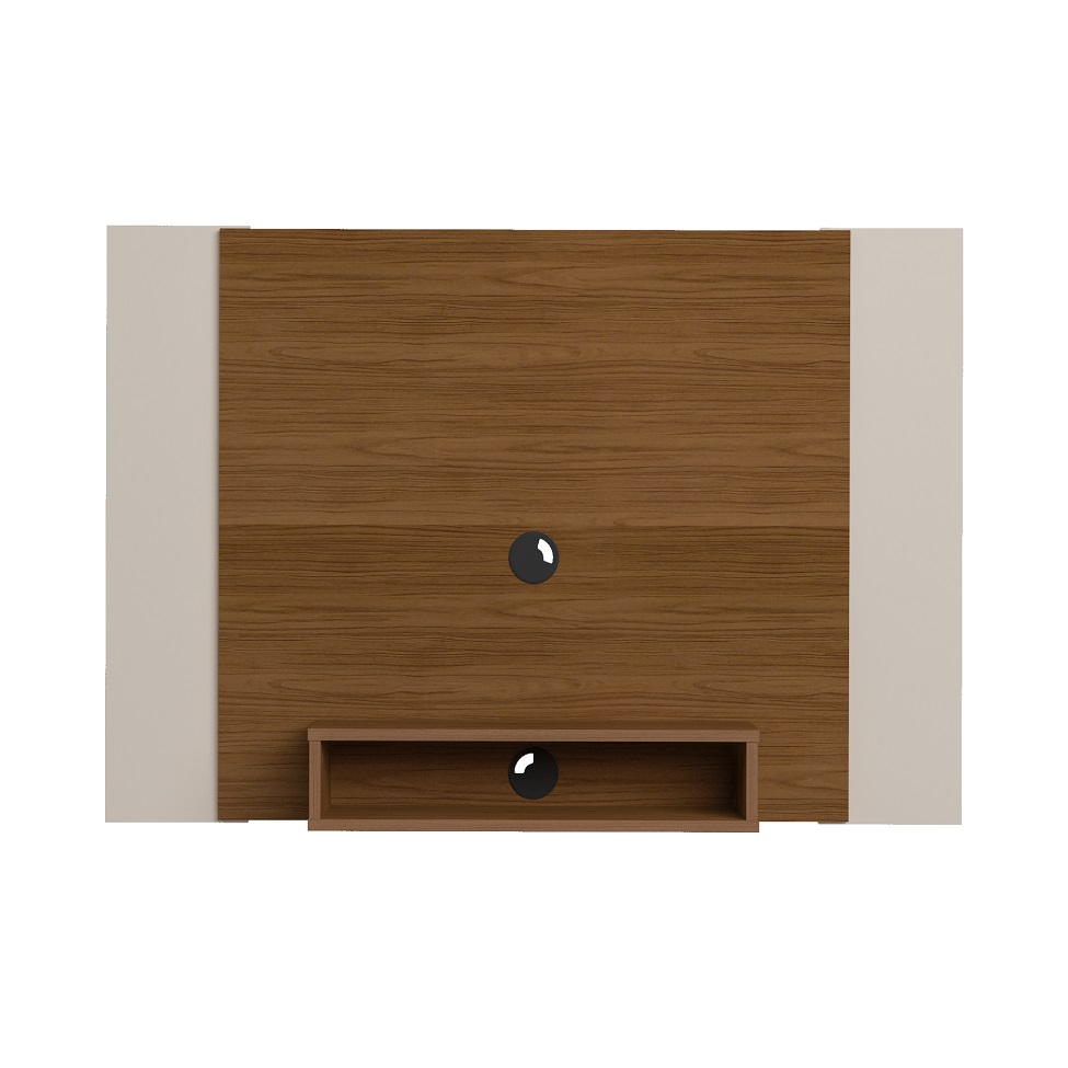 Painel para TV até 47 Polegadas Cine Flex Cedro e Off White