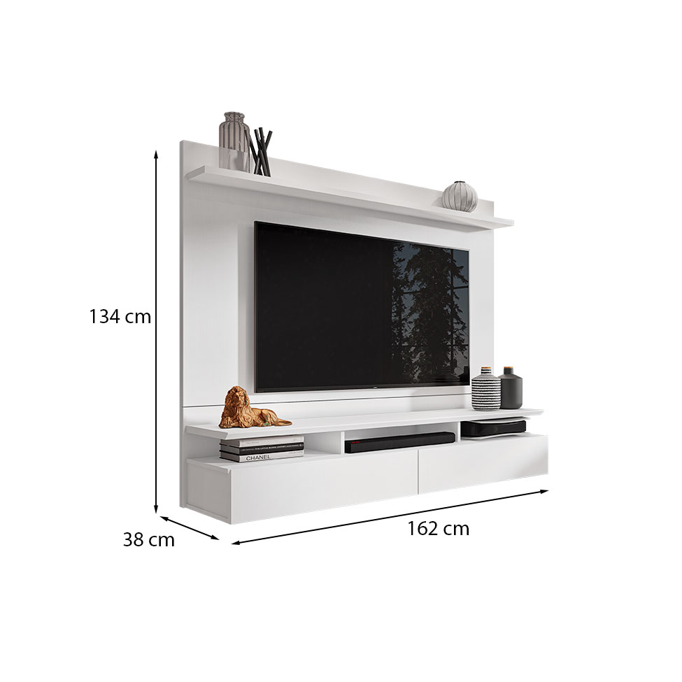 Painel para TV até 55 Polegadas Noruega Branco