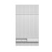Painel para TV até 60 Polegadas Anne 1 PT Nature e Off White 140 cm