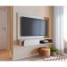 Painel para TV até 60 Polegadas Jurerê 1 PT Off White e Freijó