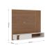 Painel para TV até 60 Polegadas Jurerê 1 Porta Off White e Amêndoa