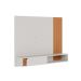 Painel para TV até 60 Polegadas Jurerê 1 Porta Off White e Freijó