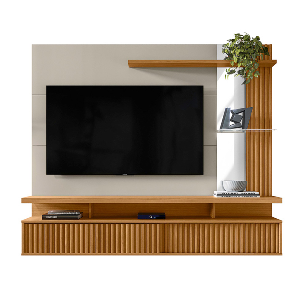 Painel para TV até 60 Polegadas Maragogi Nature e Off White