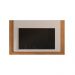 Painel para TV até 60 Polegadas Roma Off White e Cedro