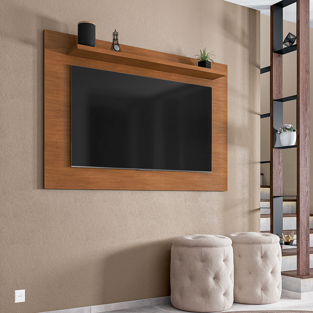 Painel para TV até 60 Polegadas Safira Cedro