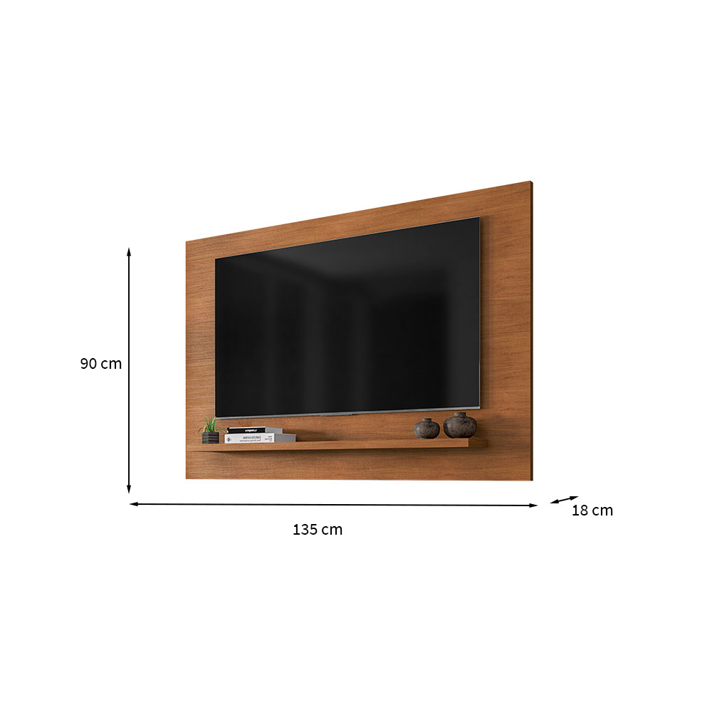 Painel para TV até 60 Polegadas Safira Cedro