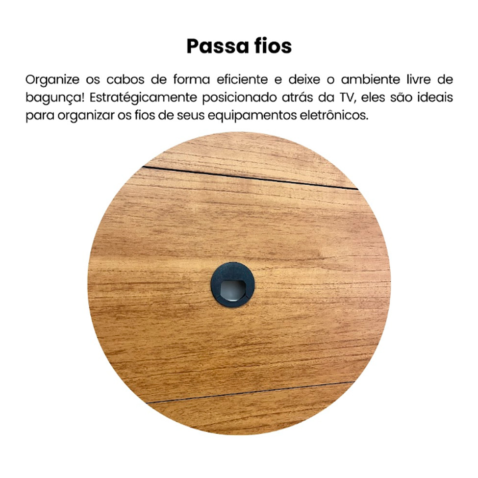 Painel para TV até 60 Polegadas Slim Cinamomo