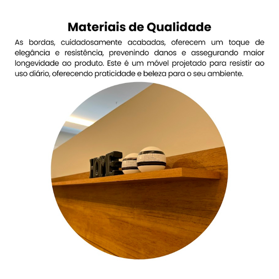 Painel para TV até 60 Polegadas Slim Cinamomo