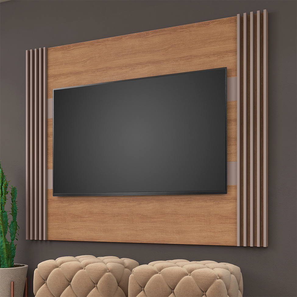 Painel para TV até 60 polegadas Ibiza Mel e Fendi