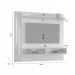 Painel para TV até 65 Polegadas Agrado Off White e Cinamomo