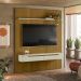 Painel para TV até 65 Polegadas Duetto 2 PT Cedro e Off White