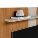 Painel para TV até 65 Polegadas Friburgo 1 PT Nature e Off White