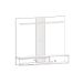 Painel para TV até 65 Polegadas Friburgo 1 PT Nature e Off White