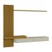 Painel para TV até 65 Polegadas Italy 2 PT Cedro e Off White