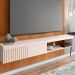 Painel para TV até 65 Polegadas Jade 1 PT Freijó e Off White 150 cm