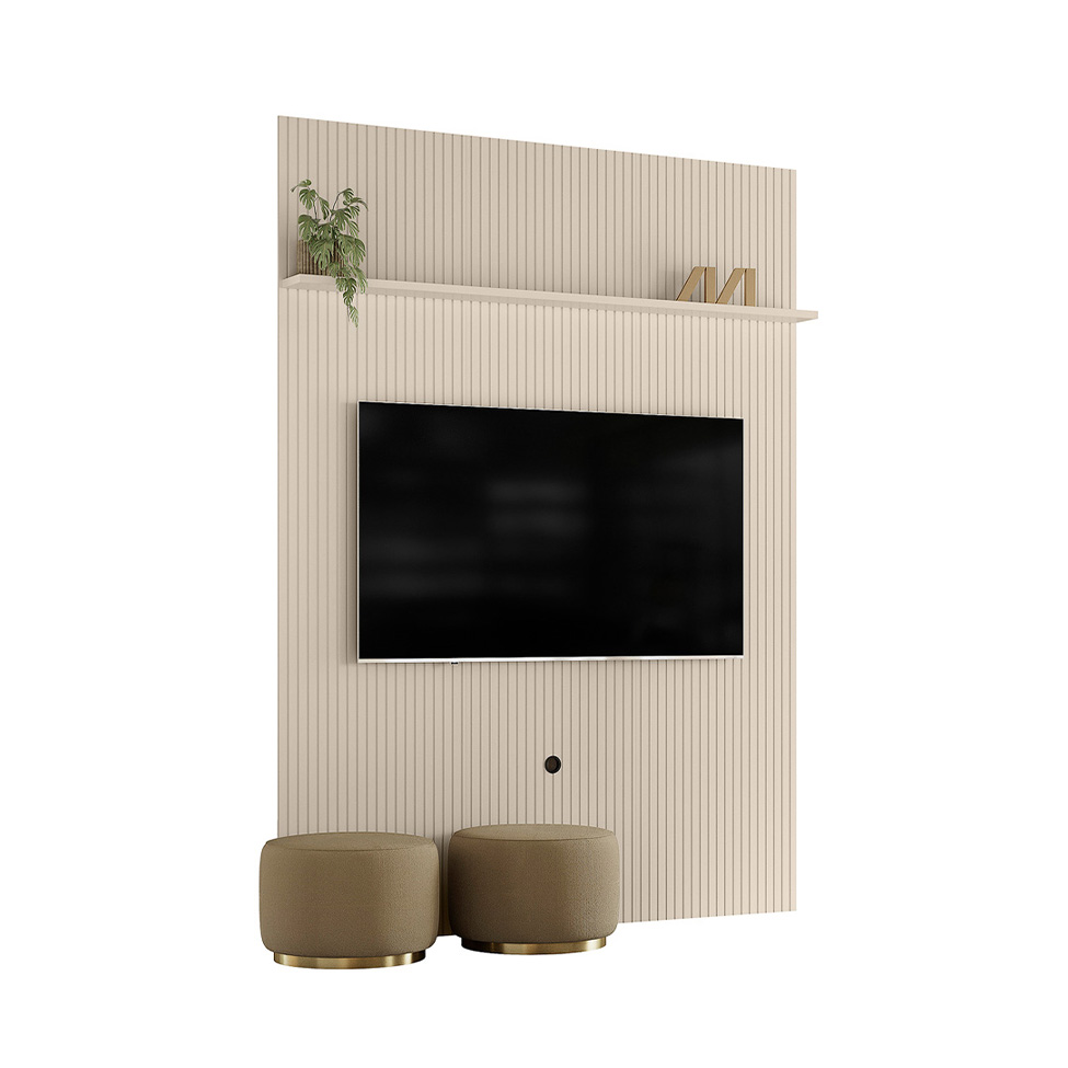 Painel para TV até 65 Polegadas New Interlagos Off White
