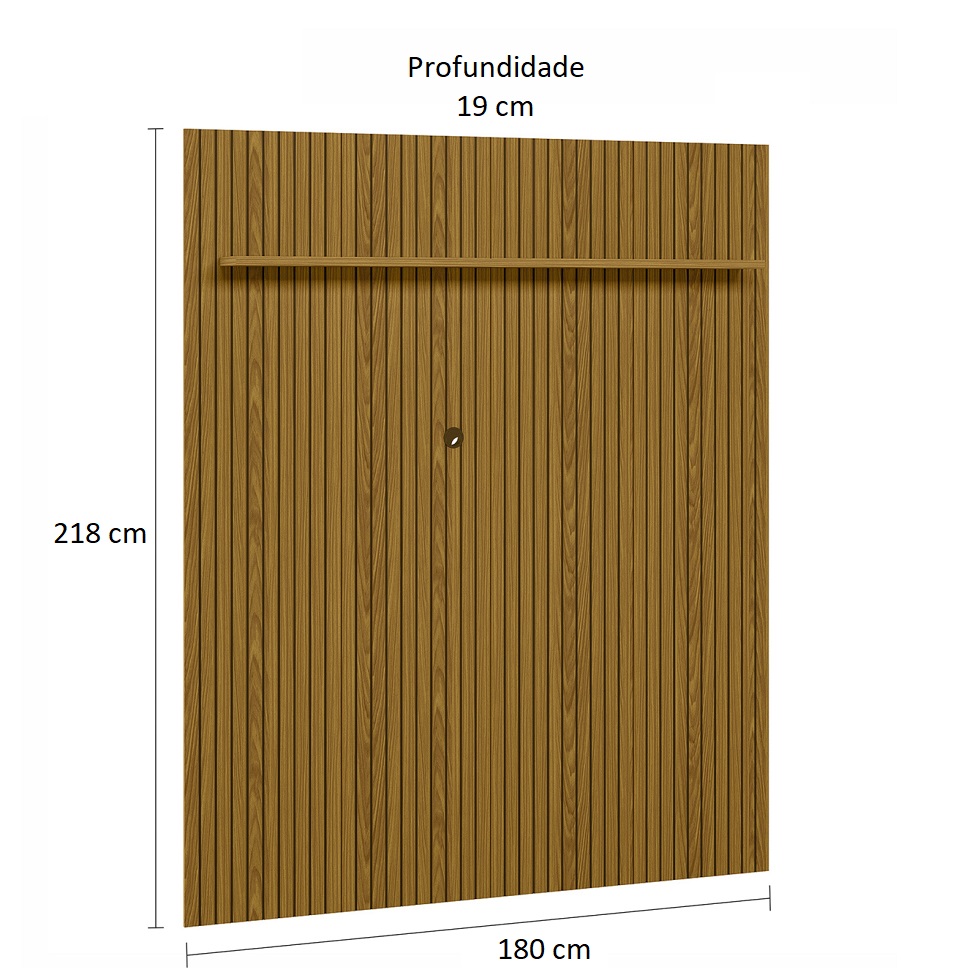 Painel para TV até 65 Polegadas Uno Cedro