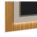 Painel para TV até 70 Polegadas São Paulo com LED Tauari e Off White 220 cm