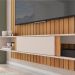 Painel para TV até 70 Polegas Boreal 1 PT Buriti e Off White