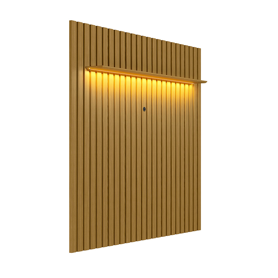 Painel para TV até 70 polegadas Cádis com LED Cedro