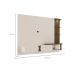 Painel para TV até 72 Polegadas Toronto Pinho e Off White