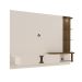 Painel para TV até 72 Polegadas Toronto Pinho e Off White