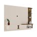 Painel para TV até 72 Polegadas Toronto Pinho e Off White