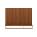 Painel para TV até 75 Polegadas Aden 3 PT Natural e Off White 217 cm