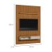Painel para TV até 75 Polegadas Anne 1 PT Nature e Off White 180 cm