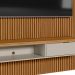 Painel para TV até 75 Polegadas Anne 1 PT Nature e Off White 180 cm