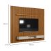 Painel para TV até 75 Polegadas Anne 2 PT Nature e Off White 300 cm