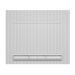 Painel para TV até 75 Polegadas Anne 2 PT Nature e Off White 300 cm