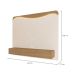Painel para TV até 75 Polegadas Lumiere com LED 3 Gavetas Off White e Carvalho
