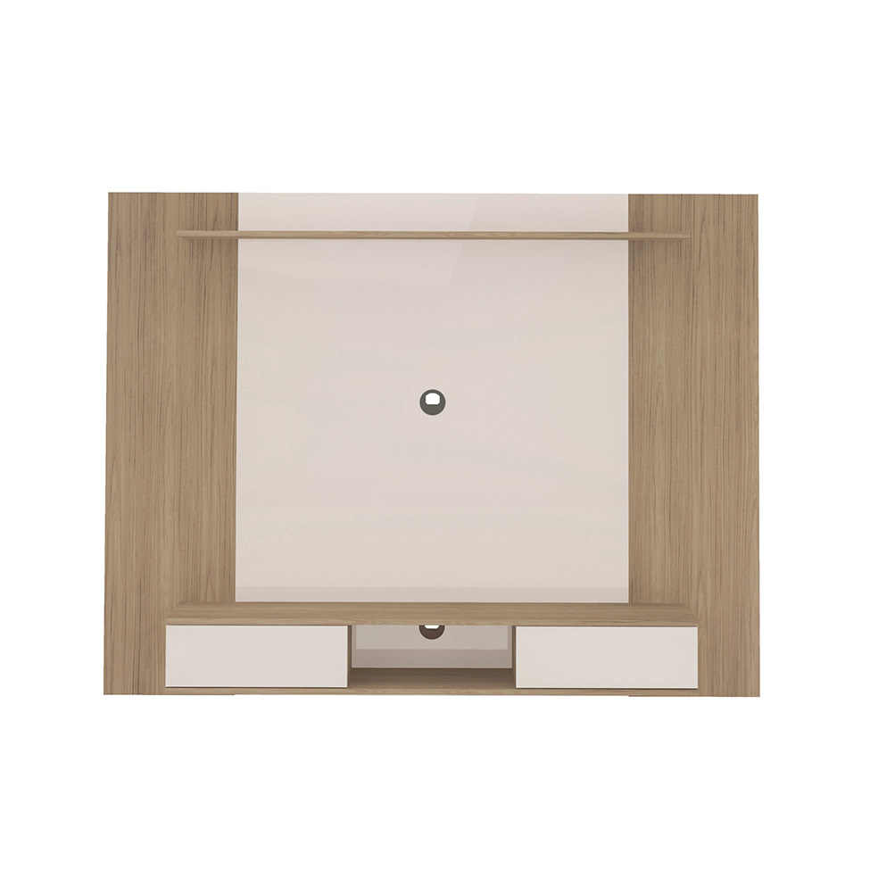 Painel para TV até 75 Polegadas Nevada 2 PT Carvalho e Off White