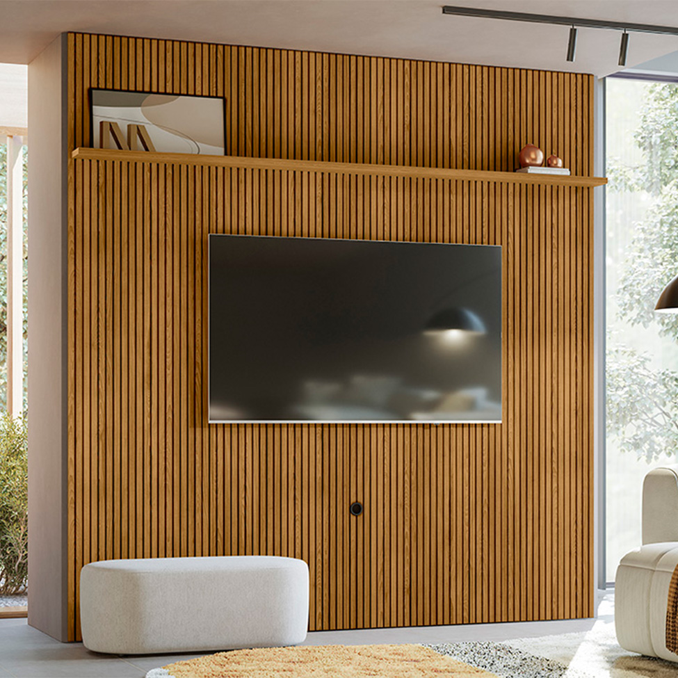 Painel para TV até 75 Polegadas New Guaporé Cumaru