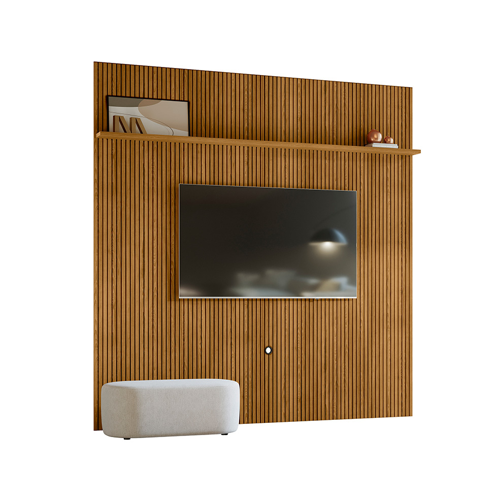 Painel para TV até 75 Polegadas New Guaporé Cumaru