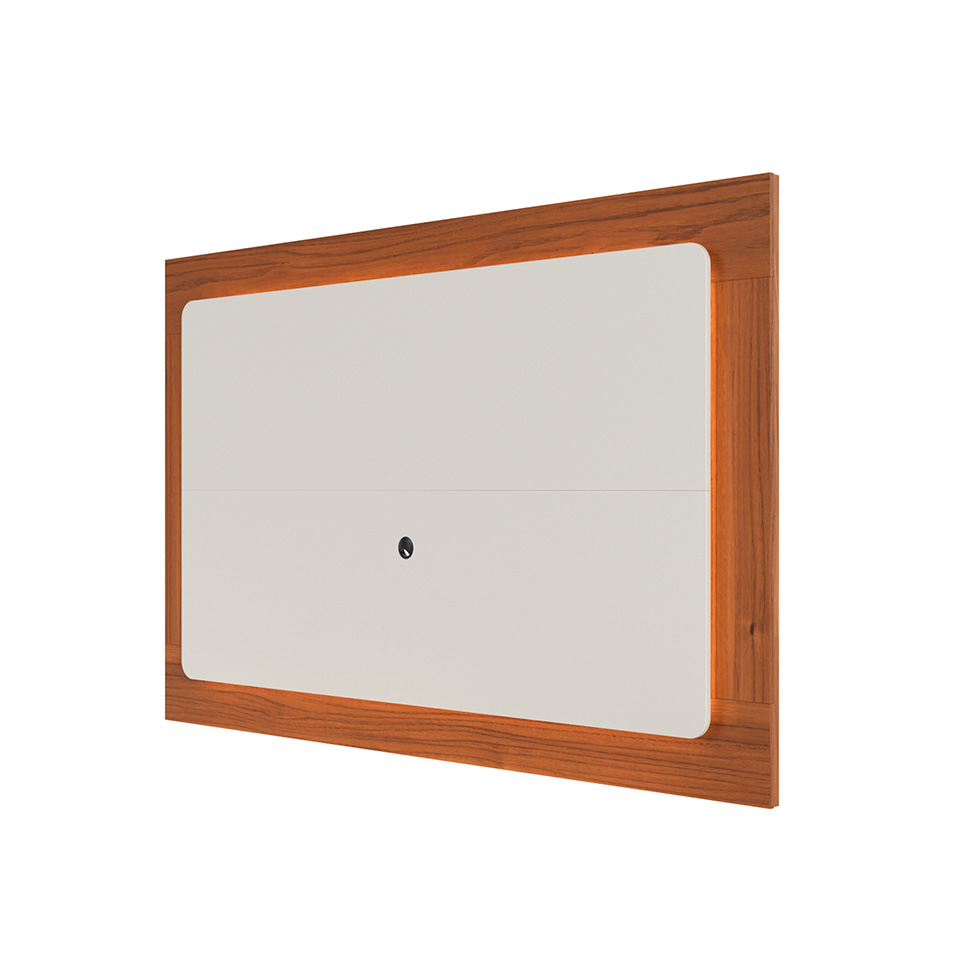 Painel para TV até 75 Polegadas Oslo Canela e Off White 182 cm