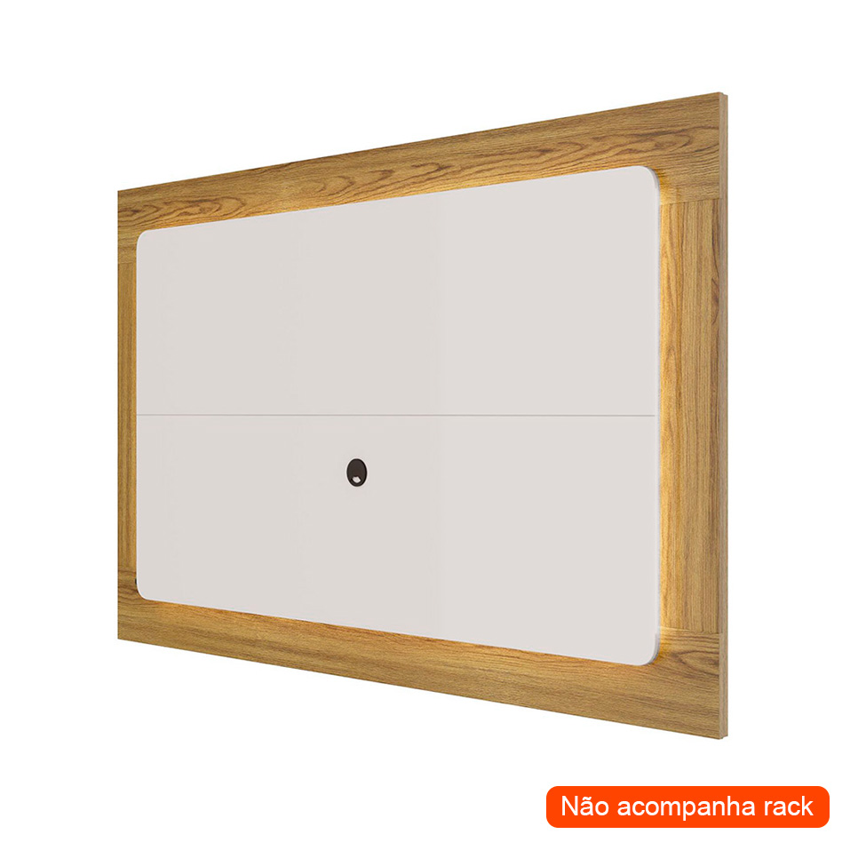Painel para TV até 75 Polegadas Oslo Freijó e Off White 182 cm