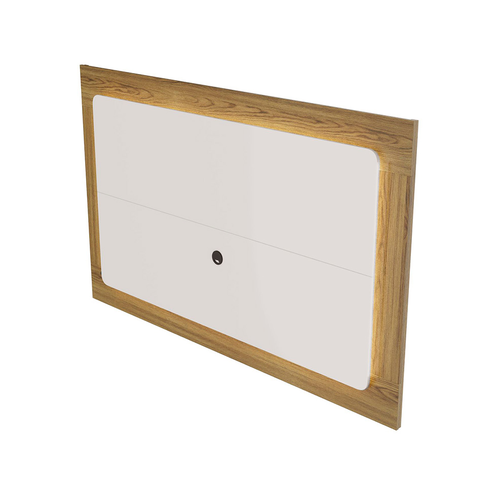 Painel para TV até 75 Polegadas Oslo Freijó e Off White 217 cm