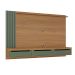 Painel para TV até 75 Polegadas Presence Carvalho e Verde Menta