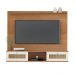 Painel para TV até 75 Polegadas Trama 2 PT Cinamomo e Off White