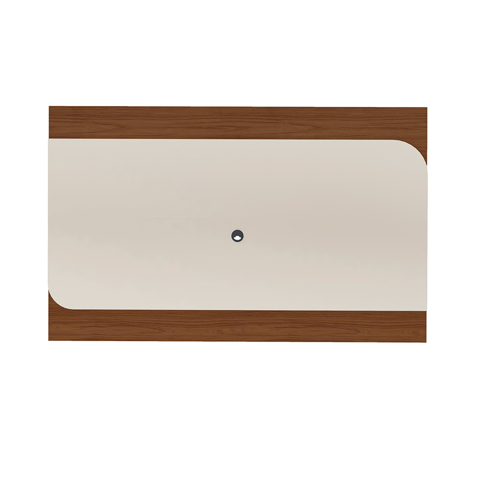 Painel para TV até 86 Polegadas Elegance Cedro e Off White