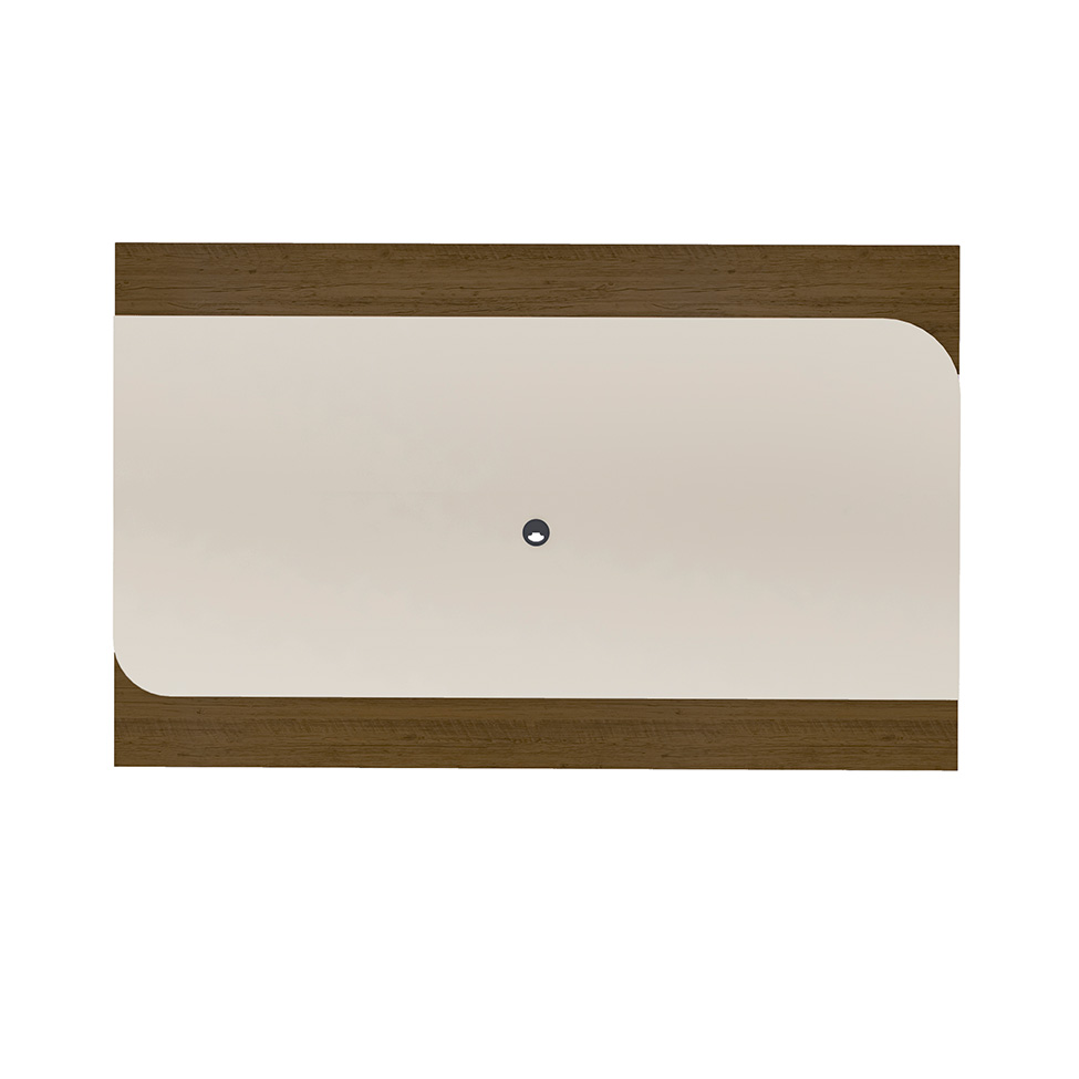 Painel para TV até 86 Polegadas Elegance Pinho e Off White