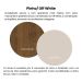 Painel para TV até 86 Polegadas Elegance Pinho e Off White
