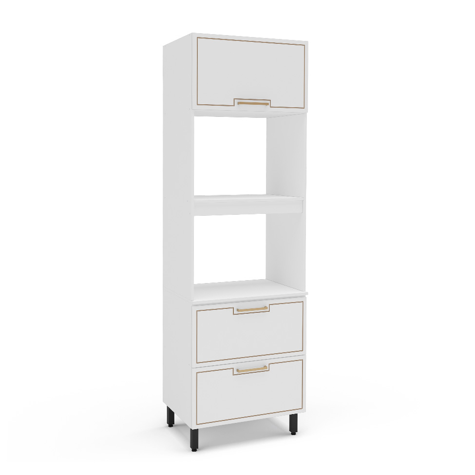 Paneleiro Amara 2 Portas 1 Gaveta Branco