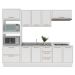 Paneleiro Amara 2 Portas 1 Gaveta Branco
